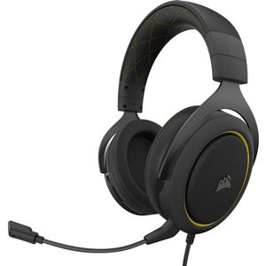 Corsair HS60 PRO STEREO Headset Hoofdband Zwart, Geel