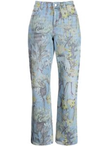 Stella McCartney jean Rewild Flora - Bleu