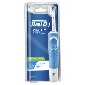 Oral-B Vitality 100 Blauw CrossAction Elektrische Tandenborstel Powered By Braun