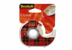 3M Scotch Crystal Clear Tape - Navulbare Dispenser - 19 mm x 15 m