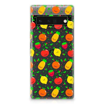 Google Pixel 6 Pro | Siliconen Case | Fruits