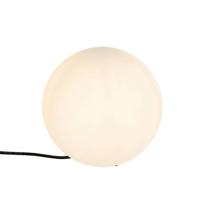 QAZQA Moderne buitenlamp wit 25 cm IP65 - Nura - thumbnail