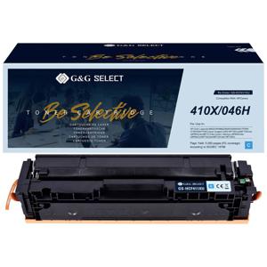 G&G Toner vervangt HP, Canon 410X, 046H Compatibel Cyaan CF411X/Cartridge 046H Cyan GS-HCF411X(U)