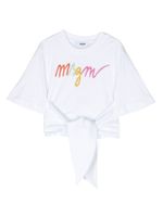 MSGM Kids t-shirt à ornements - Blanc