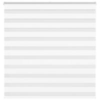 VidaXL Zebra rolgordijn 145x150 cm stofbreedte 140,9cm polyester wit