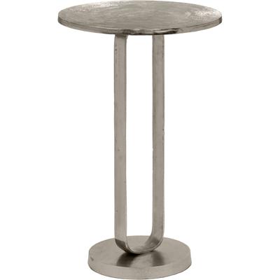 Bijzettafel - Trion Azad - Rond - 38cm - Zilver - Metaal