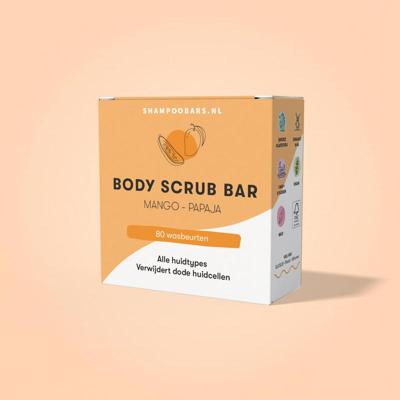 Shampoobars Body scrub bar mango & papaja