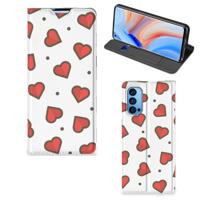 OPPO Reno4 Pro 5G | Hoesje met Magneet | Hearts