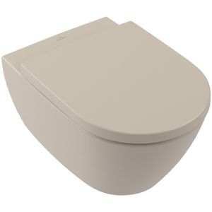 Villeroy & Boch Subway 2.0 diepspoelcloset zonder spoelrand 56x37x36.5cm almond 5614r0am