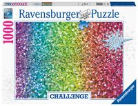 Ravensburger puzzel 1000 stukjes challange glitter