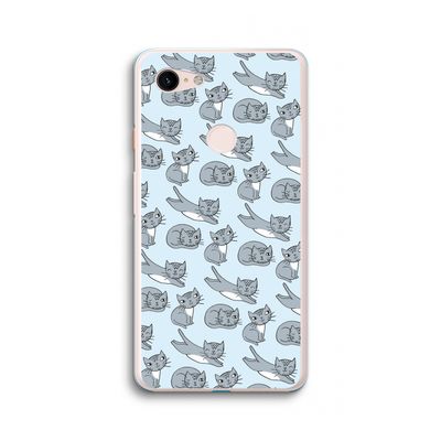 Poezen: Google Pixel 3 XL Transparant Hoesje