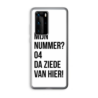 Da ziede van hier: Huawei P40 Pro Transparant Hoesje