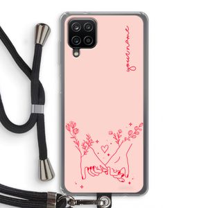 Best Friends: Samsung Galaxy A12 Transparant Hoesje met koord