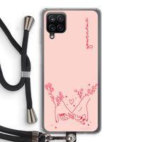 Best Friends: Samsung Galaxy A12 Transparant Hoesje met koord