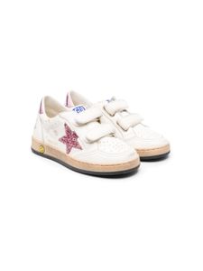 Golden Goose Kids baskets Superstar à attache scratch - Blanc