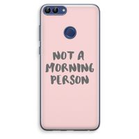 Morning person: Huawei P Smart (2018) Transparant Hoesje