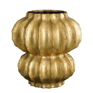 Mica Decorations Altea Vaas - H35 x Ø33 cm - Keramiek - Goud