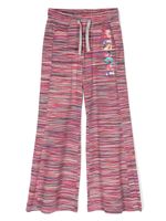 Missoni Kids pantalon de jogging en coton à ornements en cristal - Rose