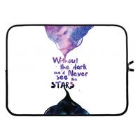 Stars quote: Laptop sleeve 15 inch
