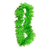 PartyXplosion Hawaii slinger - neon groen - 1 m - polyester - feestartikelen