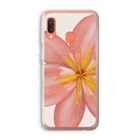 Pink Ellila Flower: Samsung Galaxy A20e Transparant Hoesje