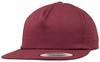 Flexfit FX6502 Unstructured 5-Panel Snapback - Maroon - One Size