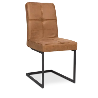 Eetkamerstoel (swingframe) Jaxx - Otis Cognac Eetkamerstoel (swingframe) Jaxx - Otis Cognac