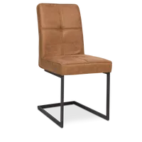 Eetkamerstoel (swingframe) Jaxx - Otis Cognac - thumbnail