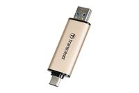 Transcend JetFlash 930C USB flash drive 128 GB USB Type-A / USB Type-C 3.2 Gen 1 (3.1 Gen 1) Goud - thumbnail