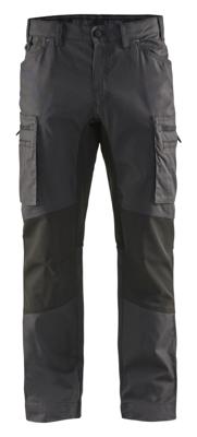 Blåkläder Service werkbroek stretch 14591146 | Donkergrijs/Zwart | Maat 56 - 7330509486368