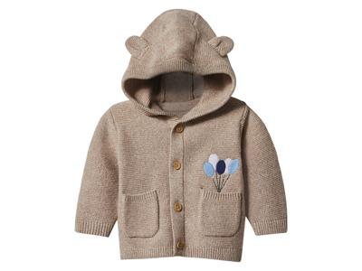 lupilu Gebreid baby vestje (Bruin, 74/80)