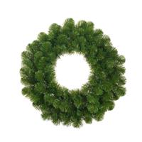 Kerstkrans - groen - 45 cm - deurkrans - kunststof - kerstversiering - thumbnail