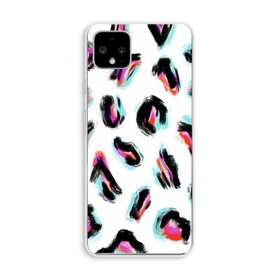 Cheetah color: Pixel 4 XL Transparant Hoesje