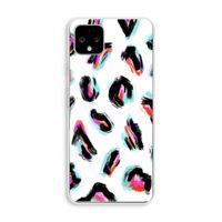 Cheetah color: Pixel 4 XL Transparant Hoesje