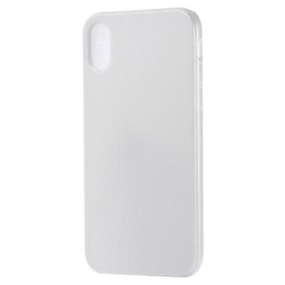 Candy Color TPU Case voor iPhone XS Max (wit)