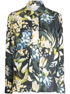 Bambah trench Gardenia en lin - Noir