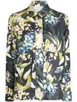 Bambah trench Gardenia en lin - Noir