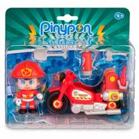Famosa Pinypon brandweer motor met brandweerman