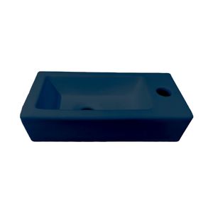 Best Design Fontein Morrano 37x18x9 cm Rechts Mat Donkerblauw