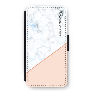 Marmer in stijl: iPhone 12 Pro Flip Hoesje