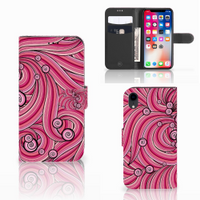 Apple iPhone Xr Hoesje Swirl Pink