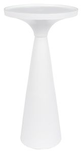 Zuiver Ronde Bijzettafel 'Floss' 28cm, kleur Wit