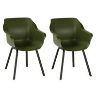 Hartman Sophie Element Tuinstoel - Set Van 2 - Moss Green - thumbnail