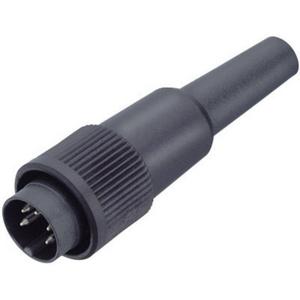 binder 99-0609-00-04 Ronde connector Stekker, recht Totaal aantal polen: 4 Serie (ronde connectoren): 678 1 stuk(s)