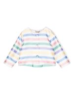 Hucklebones London veste rayée à détail de nœud - Multicolore