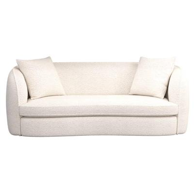 Leen Bakker - Bank Enzio 3,5-zits - Wales - Stof - Crème - 97x215x75 Cm