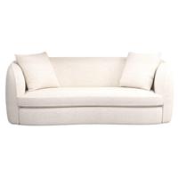 Leen Bakker - Bank Enzio 3,5-zits - Wales - Stof - Crème - 97x215x75 Cm