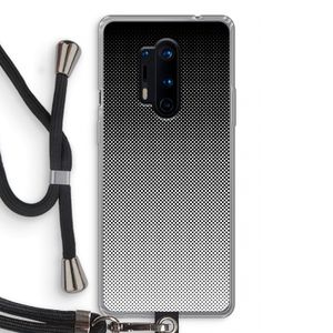 Musketon Halftone: OnePlus 8 Pro Transparant Hoesje met koord