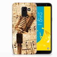 Samsung Galaxy J6 2018 | Siliconen hoesje | met foto Bladmuziek
