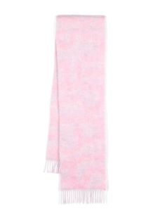 Acne Studios écharpe à effet brossé - Rose